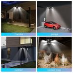 Solar Shed Light with Motion Sensor - 2 Pack