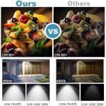 INXPHY Solar Motion Sensor Shed Light 1200 Lumen