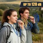 Nihtdoy Dual 120dB Emergency Whistles - 2 Pack