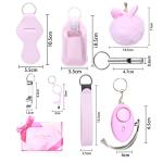 Women’s Safety Keychain Set with Alarm and Accessories