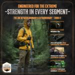 15-in-1 Tactical Survival Walking Stick & Hiking Staff