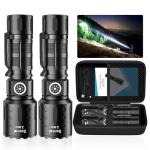 Super Bright Rechargeable Tactical Flashlight with 6 Modes