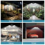 INXPHY Solar Motion Sensor Shed Light 1200 Lumen