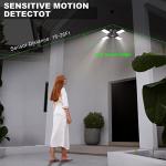 Solar Shed Light with Motion Sensor - 2 Pack