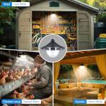 Solar Powered Shed Light with Remote Control