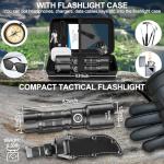 Super Bright Rechargeable Tactical Flashlight with 6 Modes