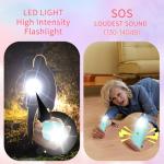 Rechargeable 130dB Personal Safety Alarm Keychain