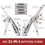 21-in-1 Multitool and Pocket Knife Combo