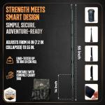 15-in-1 Tactical Survival Walking Stick & Hiking Staff