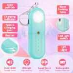 Rechargeable 130dB Personal Safety Alarm Keychain