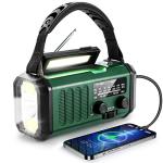 Hand Crank Emergency Radio with Solar and Charger