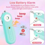Rechargeable 130dB Personal Safety Alarm Keychain