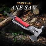 RoverTac 14-in-1 Camping Multitool Axe Hatchet