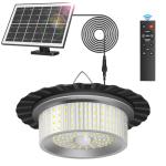 VOPHICHO 244 LED Solar Shed Light with Remote