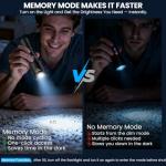 Super Bright Rechargeable Tactical Flashlight with 6 Modes