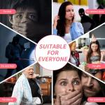 Rechargeable 130dB Personal Safety Alarm Keychain