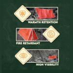 Emergency Outdoor Tube Tent with Steel Pegs