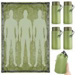 Hahafelt 4 Pack Waterproof Emergency Survival Blankets