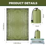 Hahafelt 4 Pack Waterproof Emergency Survival Blankets