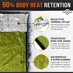 Extra Large Emergency Bivy Sack with Whistle