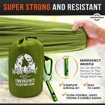 Extra Large Emergency Bivy Sack with Whistle