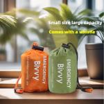 2 Pack Portable Emergency Sleeping Bags with Compass