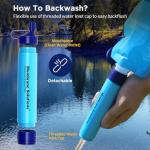 Portable Water Filtration System for Camping and Hiking