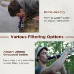 Portable Water Filter Straw for Camping and Survival