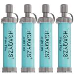 Portable Water Filter Straws - Survival Pack (4)