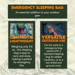 Emergency Sleeping Bag for Survival Situations