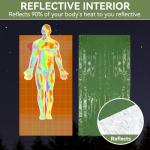 Esky Emergency Sleeping Bag with Compass - 2 Pack