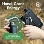Greeshow Electric Water Filter with Solar Charger