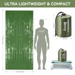 Esky Emergency Sleeping Bag with Compass - 2 Pack