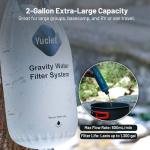 Yuclet Gravity Water Filter System with Bag