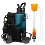 Insulated 40oz Water Bottle with Paracord Handle