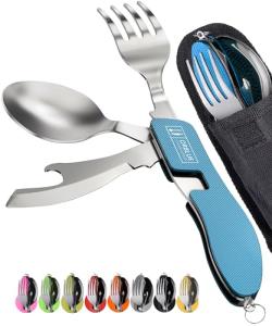 Orblue 4-in-1 Camping Utensil Set, 2-Pack
