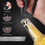 FUNBRO Multitool Carabiner with Pocket Knife