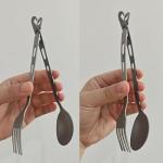 Titanium Camping Utensil Set - Fork, Spoon, Knife