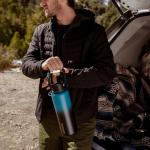 Insulated 40oz Water Bottle with Paracord Handle