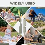 Portable 2-in-1 Camping Utensils Set