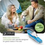Orblue 4-in-1 Camping Utensil Set, 2-Pack