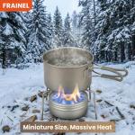 Mini Pocket Stove – Lightweight Alcohol Burner for Emergencies