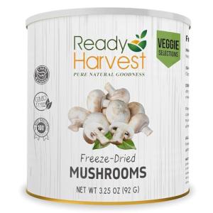 Freeze-Dried Mushrooms for Emergency Food Supply