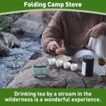 ETIAL Ultralight Folding Camp Stove for Outdoors