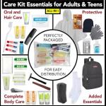 45 Piece Outdoor Hygiene Kit for Camping