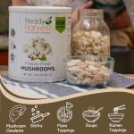 Freeze-Dried Mushrooms for Emergency Food Supply
