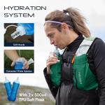 Haimont Hydration Pack Backpack with Water Bottles