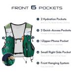 Haimont Hydration Pack Backpack with Water Bottles
