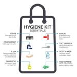 45 Piece Outdoor Hygiene Kit for Camping