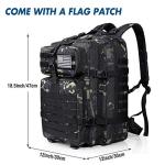 40L Military Tactical Shoulder Backpack for Survival